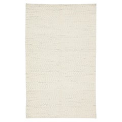 Modern Felted Handmade Wool Rug In Ivory by Apadana