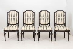 Modern "Fern Tree" Upholstered Dining Chairs, 10