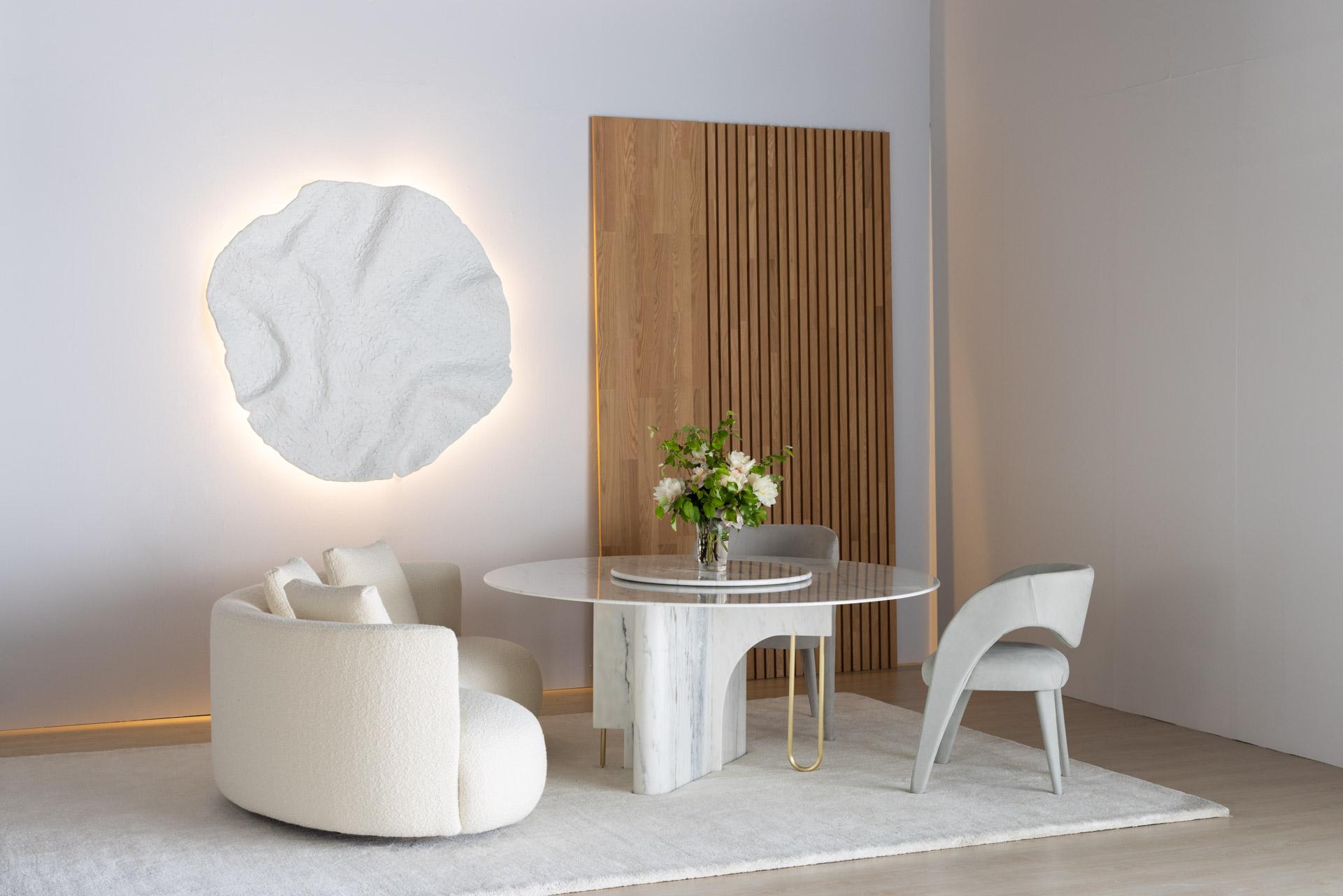 Mid-Century Modern Table de salle à manger moderne Ferreirinha, fabriquée à la main au Portugal par Greenapple en vente