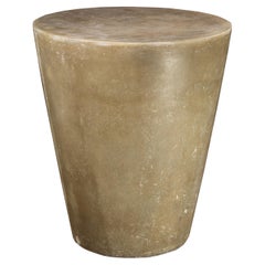 Modern Fiberglass Conical Side Table by Costantini, Tromonto Crudo, In Stock 