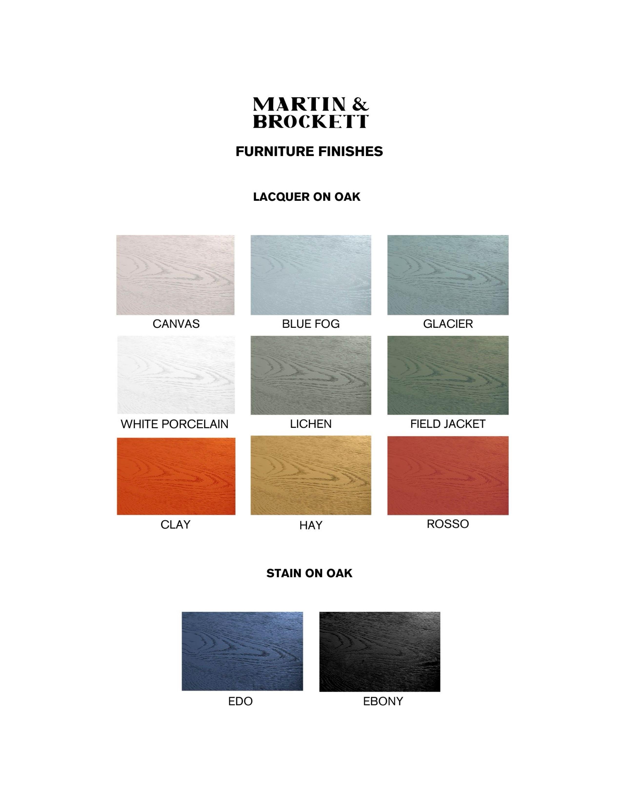 Moderner ovaler Findley-Beistelltisch aus Seife auf Kiefernholz von Martin und Brockett, modern im Angebot 1