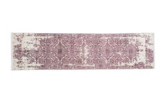 Modern Fine Wool & Silk Broken Design Runner