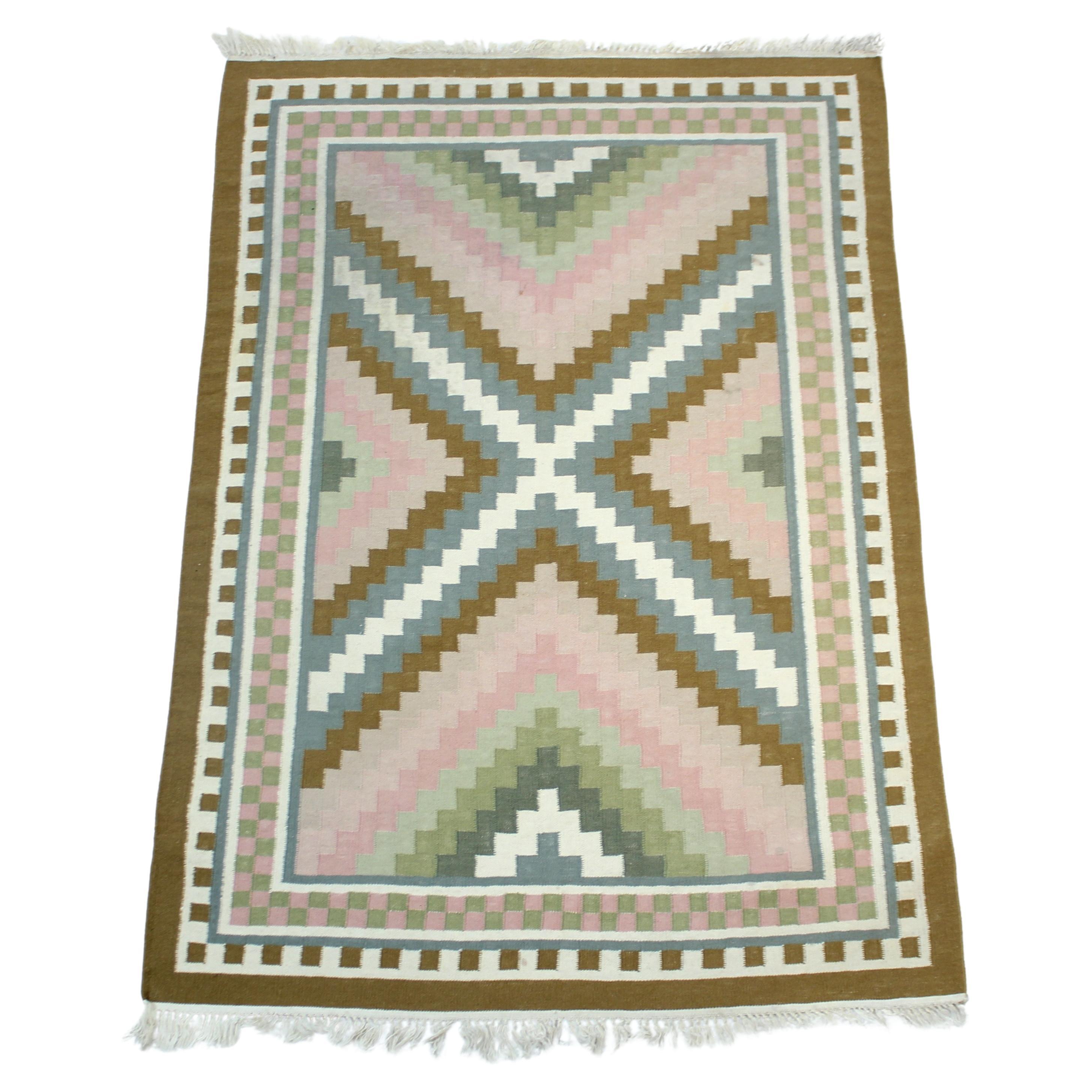 Modern flat weave Kelim carpet, ca 2000