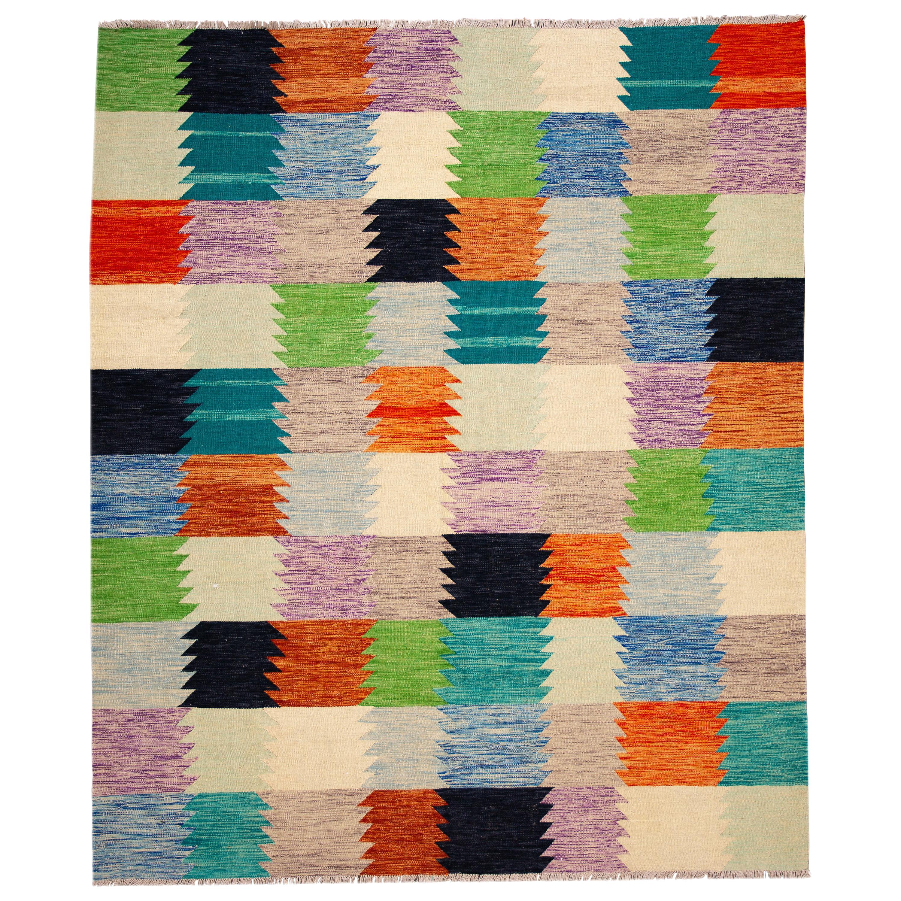 Modern FlatWeave Kilim Rug For Sale at 1stDibs