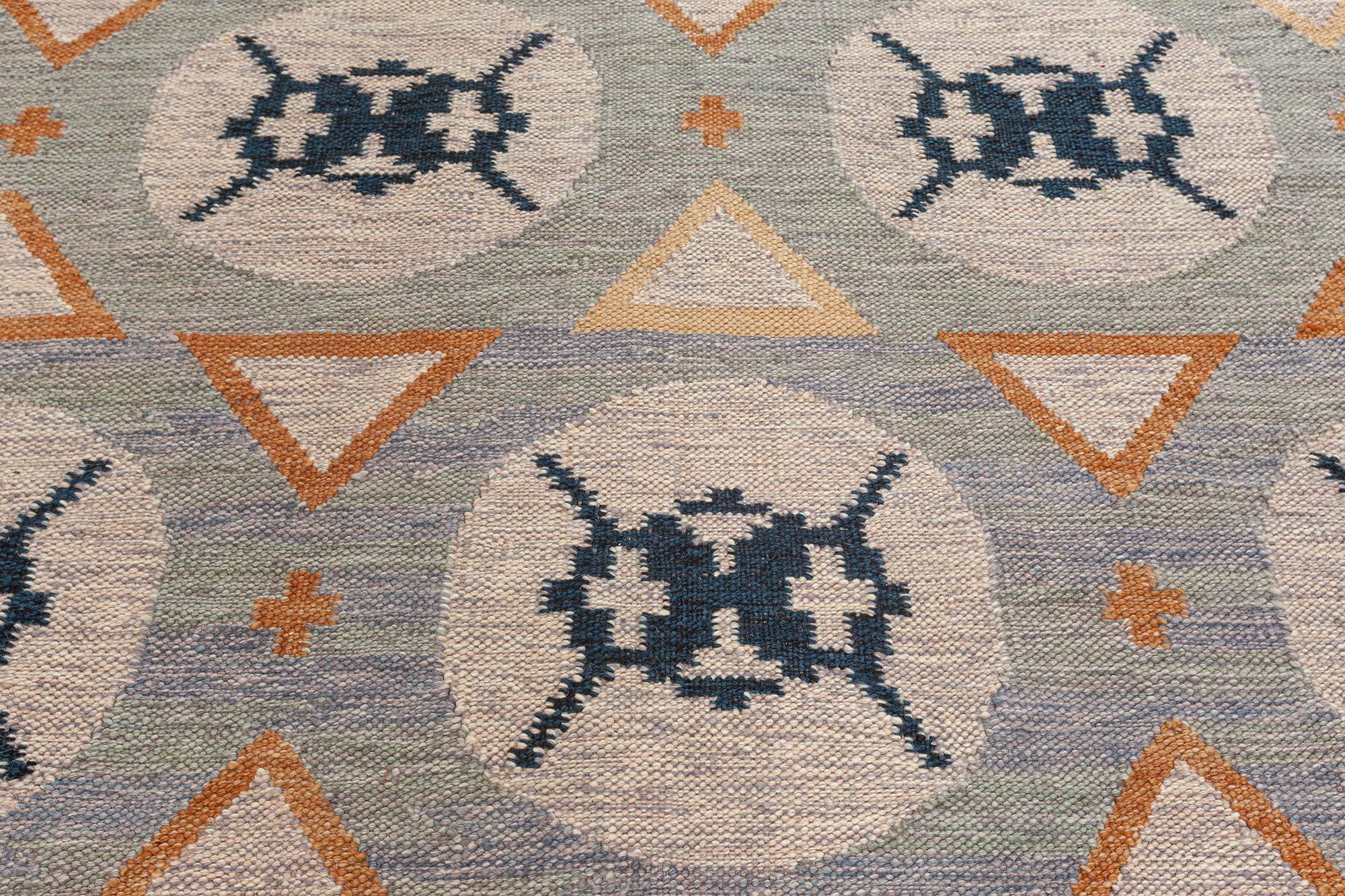 Alfombra moderna de tejido plano de Doris Leslie Blau
Tamaño: 182 × 274 cm (6'0