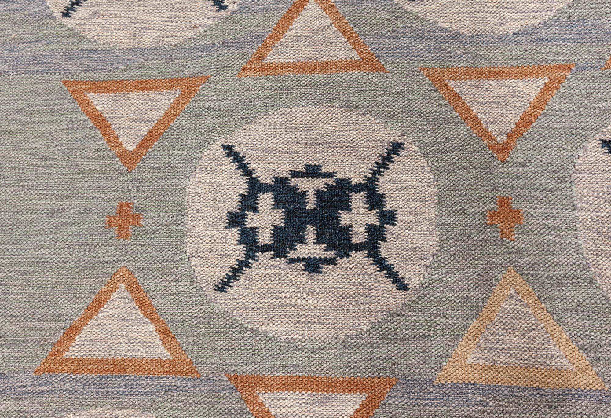 Alfombra moderna de tejido plano de Doris Leslie Blau Tejido a mano en venta