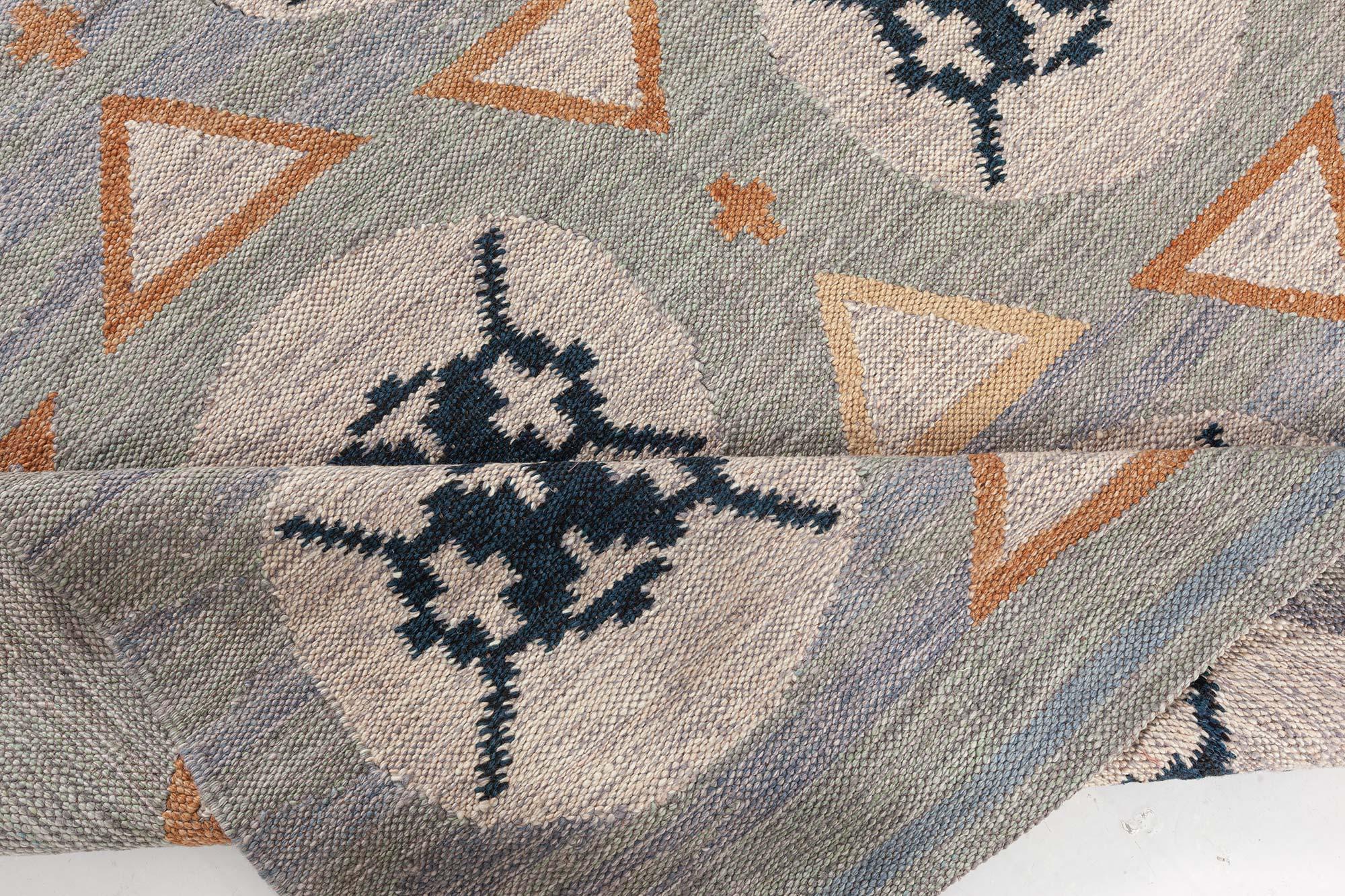 Alfombra moderna de tejido plano de Doris Leslie Blau en Nuevo estado para la venta en New York, NY