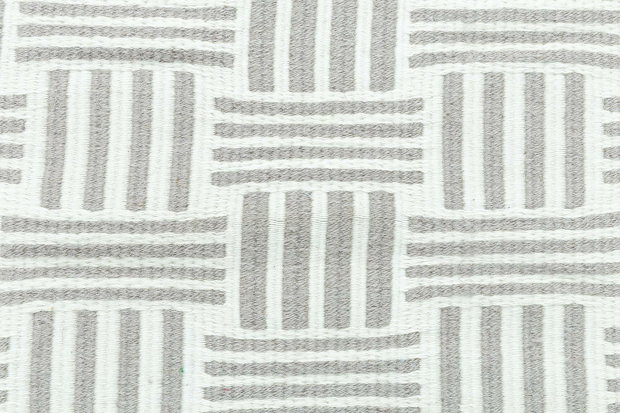 Cotone Tappeto moderno a trama piatta di Doris Leslie Blau in vendita