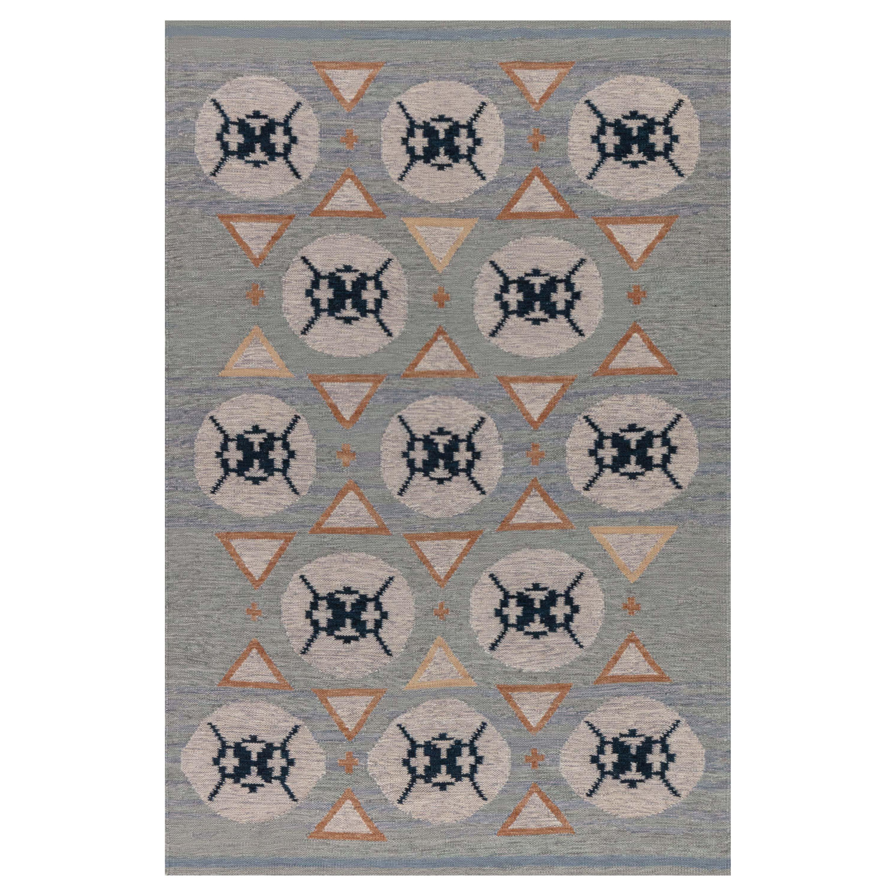 Alfombra moderna de tejido plano de Doris Leslie Blau en venta