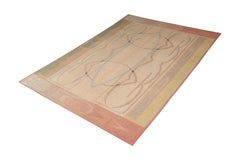 Vintage Van Campen Style Needlepoint In Polychromatic Patterns By Rug & Kilim