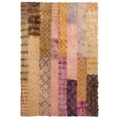 Rug & Kilim's Modern Flat-Weave Transitional Bohemian Tribal Multi-Color Wool