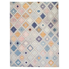 Orange and Blue Geometric Pattern Flatweave Handmade Wool Rug 10
3" X 14
3" Orange and Blue Geometric Pattern Flatweave Handmade Wool Rug 10
3" X 14
3"