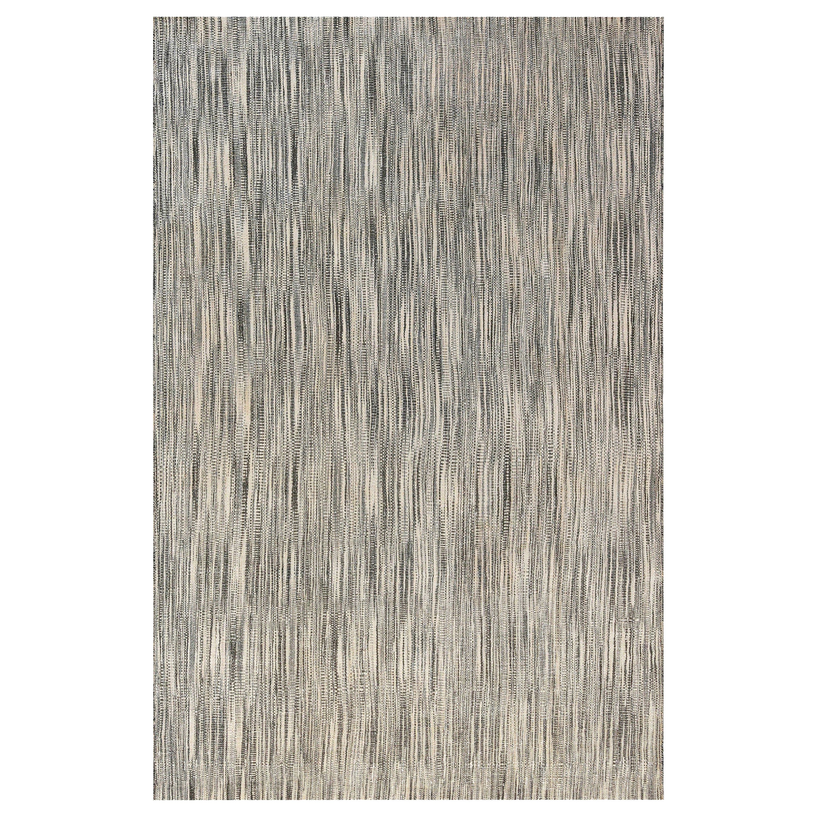 Modern Flatweave Hemp Rug by Doris Leslie Blau