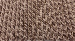 Modern Flatweave Solid Tan With Classic Taupe Rug "Sylvan" by Doris Leslie Blau