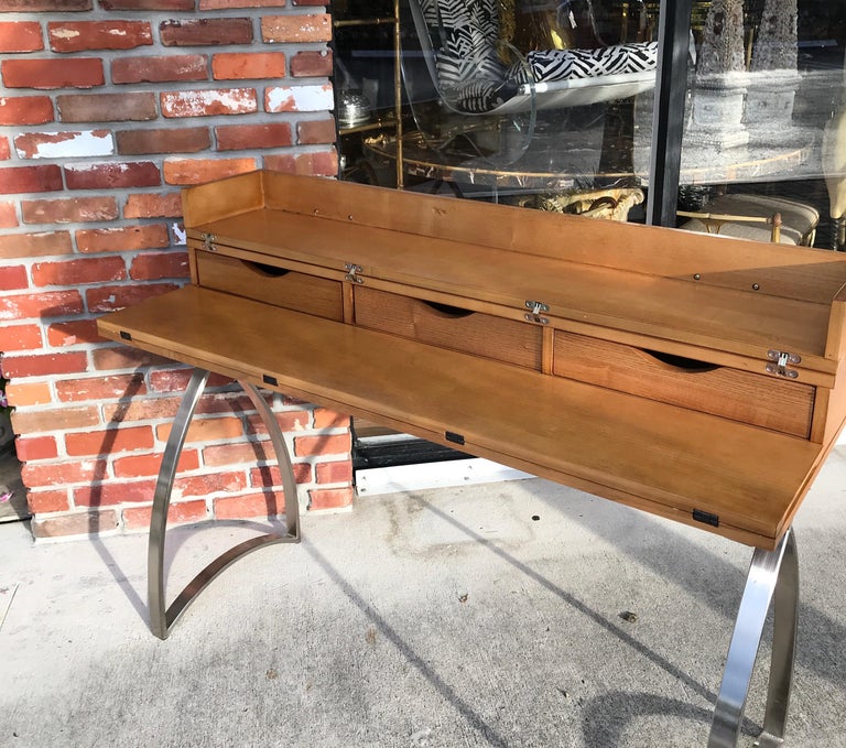 Modern Flip Top Desk at 1stDibs