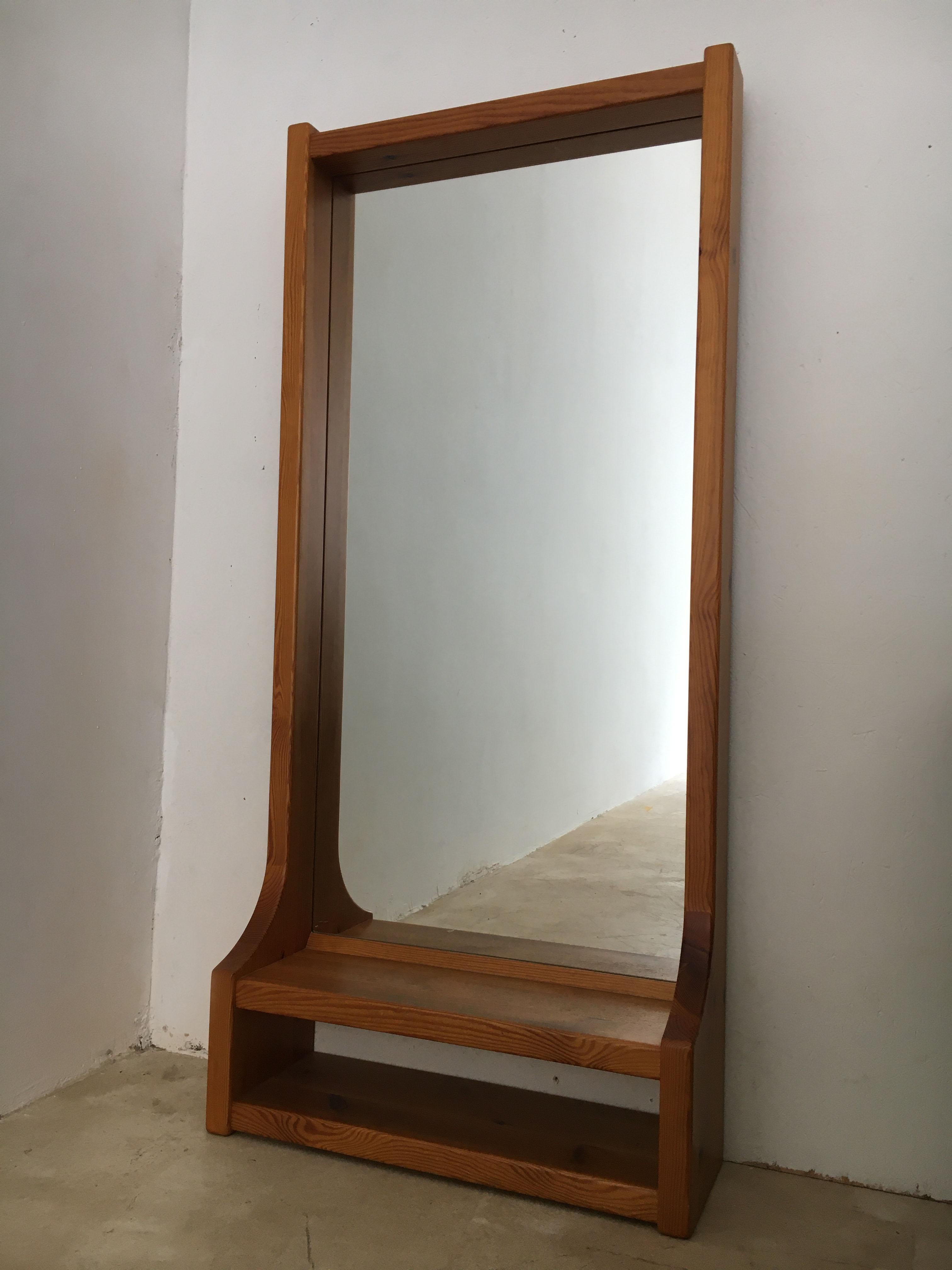 floating mirror shelf