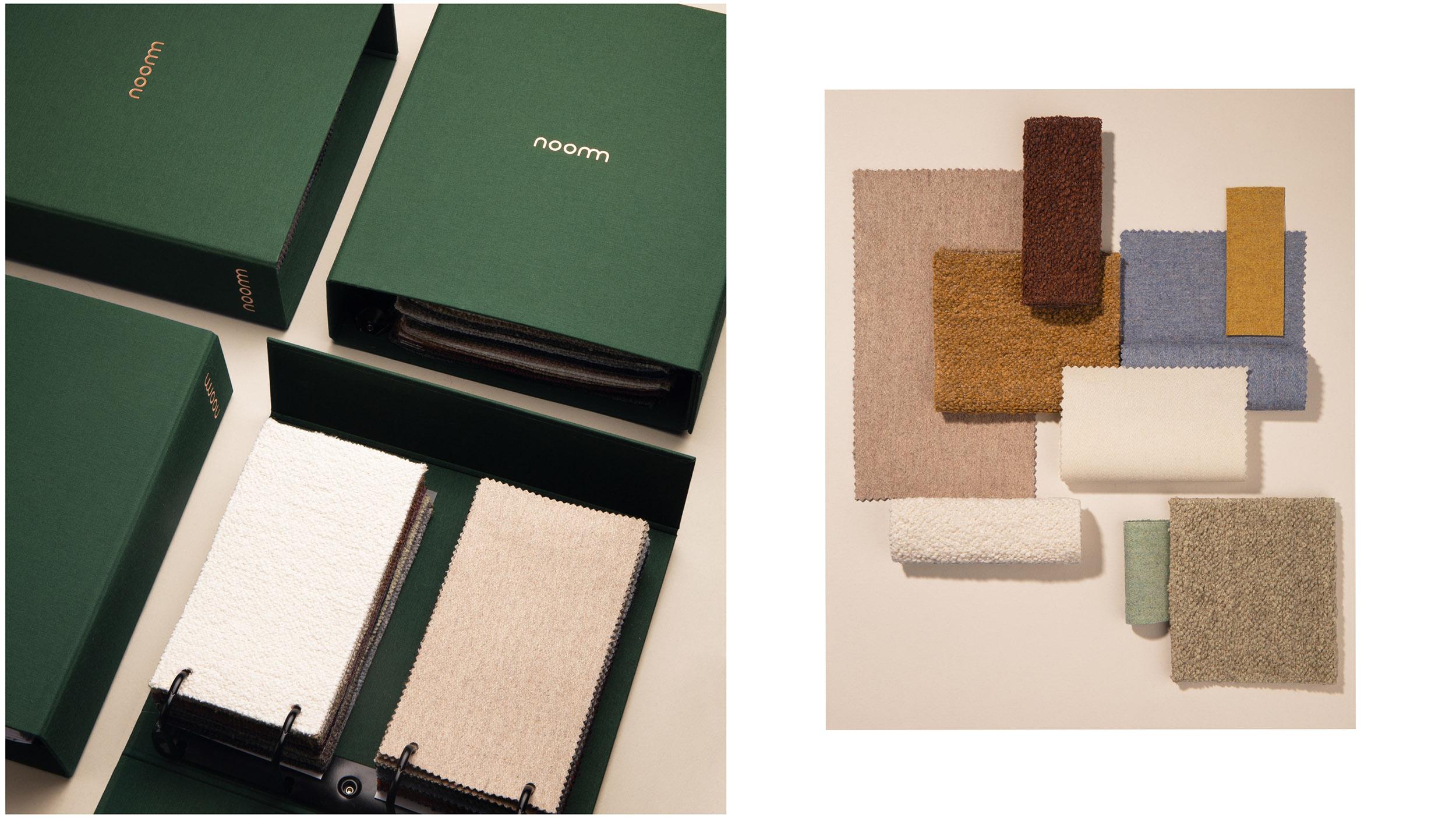 Sedia da salotto moderna Flock in boucle Dedar Nimbus di NOOM in vendita 9