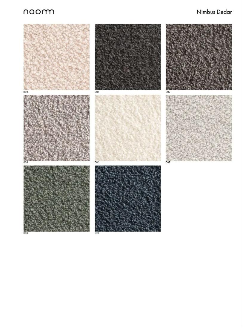 Sedia da salotto moderna Flock in boucle Dedar Nimbus di NOOM in vendita 12