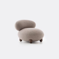 Accent Contemporary Flock Lounge Chair in Dedar Nimbus boucle by NOOM
