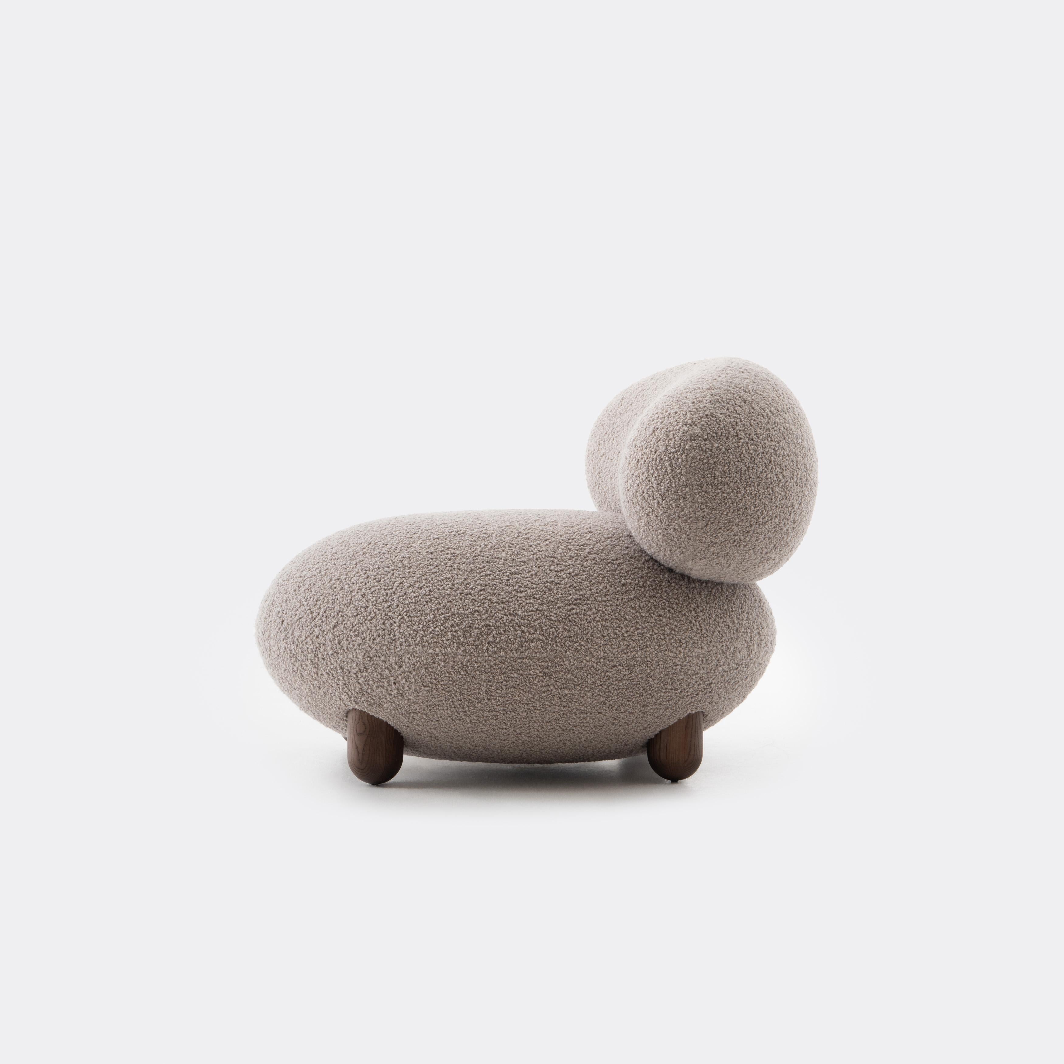 Sillón moderno Flock boucle Dedar Nimbus de NOOM Piel de carnero en venta