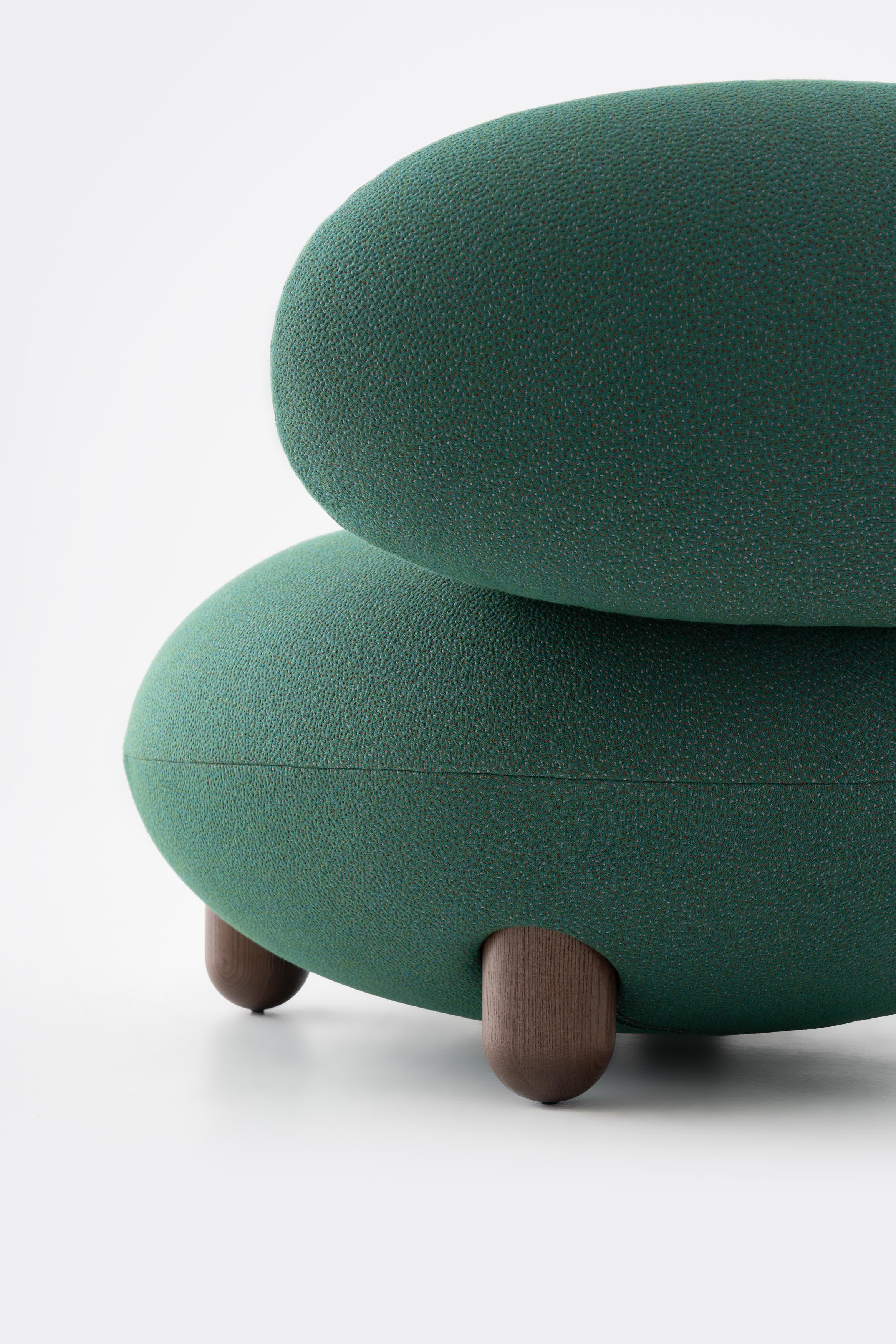 Fauteuil de salon moderne Flock de Kvadrat Sprinkles vert par Noom en vente 2