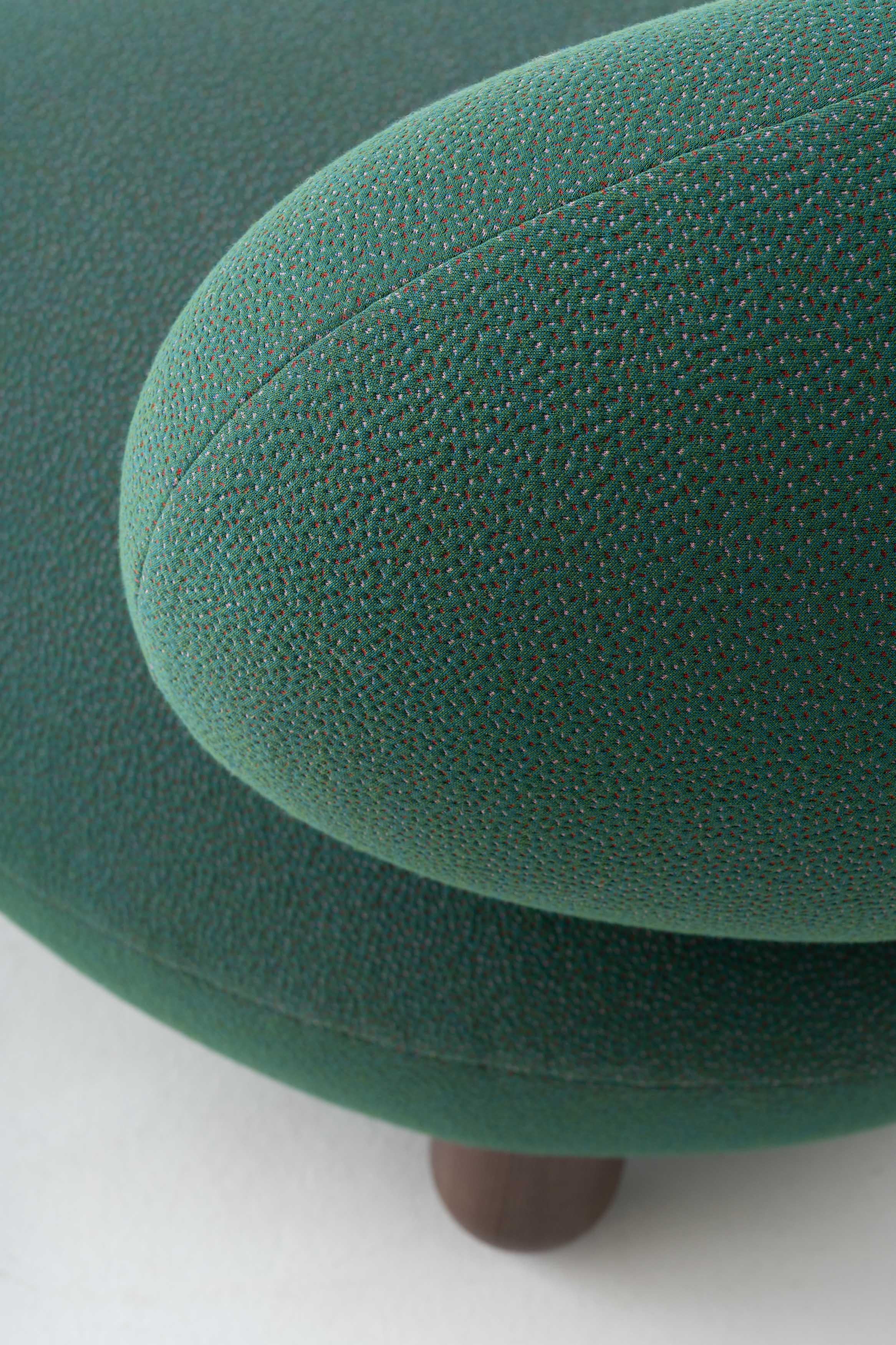 Fauteuil de salon moderne Flock de Kvadrat Sprinkles vert par Noom en vente 4