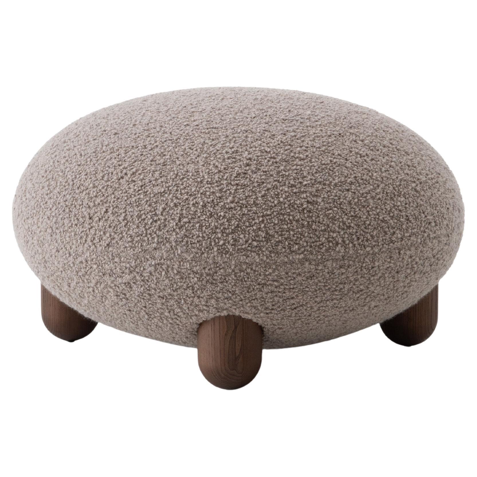 Puf moderno Flock en boucle Dedar Nimbus de NOOM