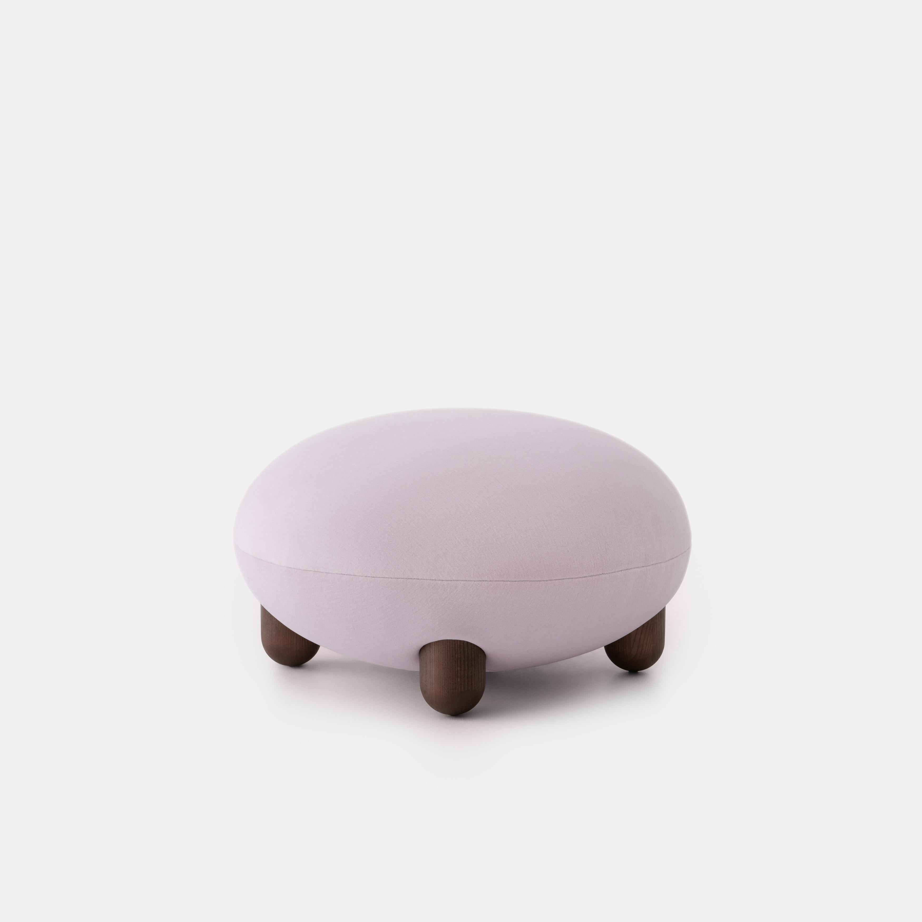 Moderne Pouf moderne en velours doux Kvadrat Gentle de NOOM en vente