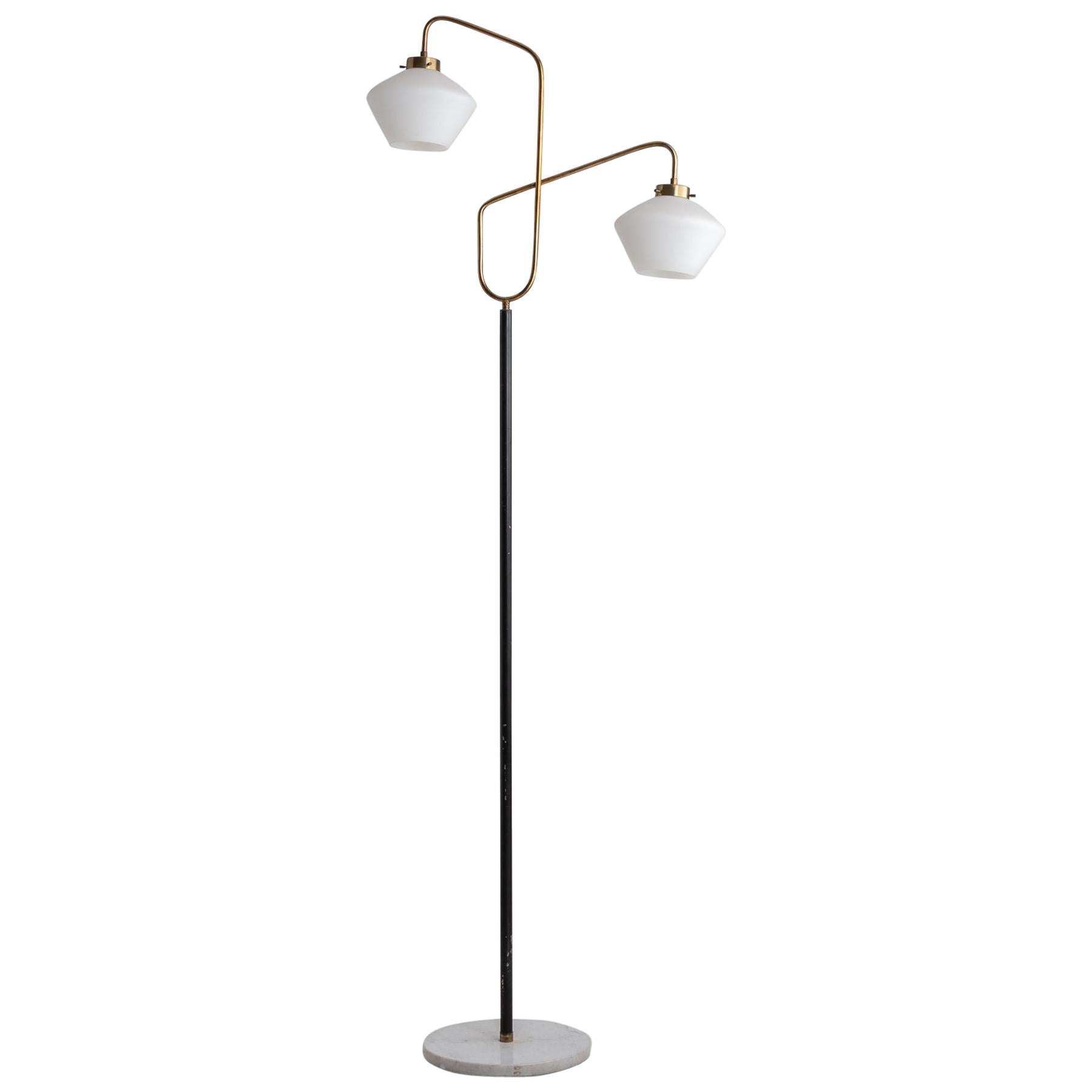 Modern Floor Lamp by Gilardi & Barzaghi, Italy, circa 1950