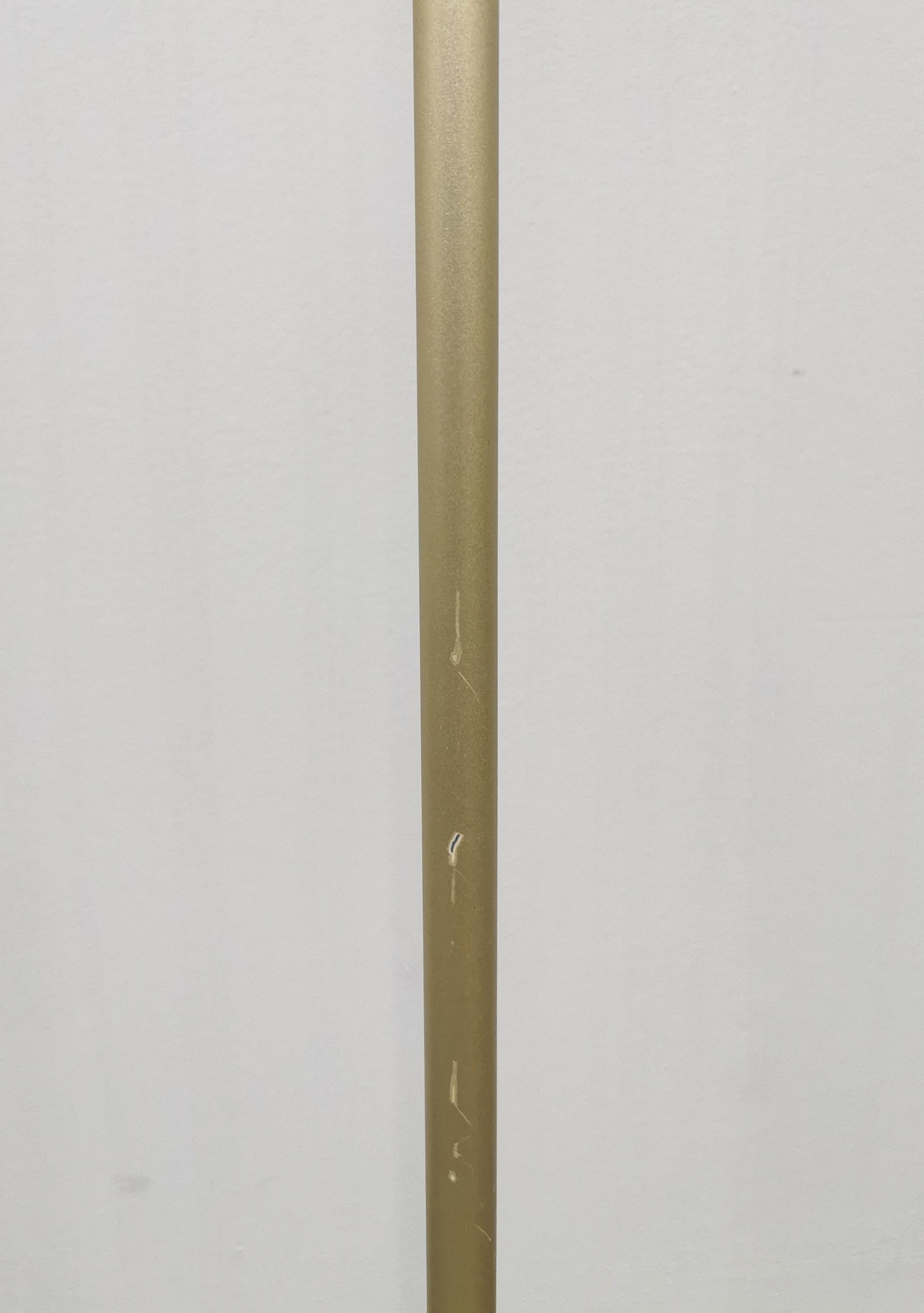 Modern Floor Lamp by Moooi Perch Light Golden Metal White Holland Design 5