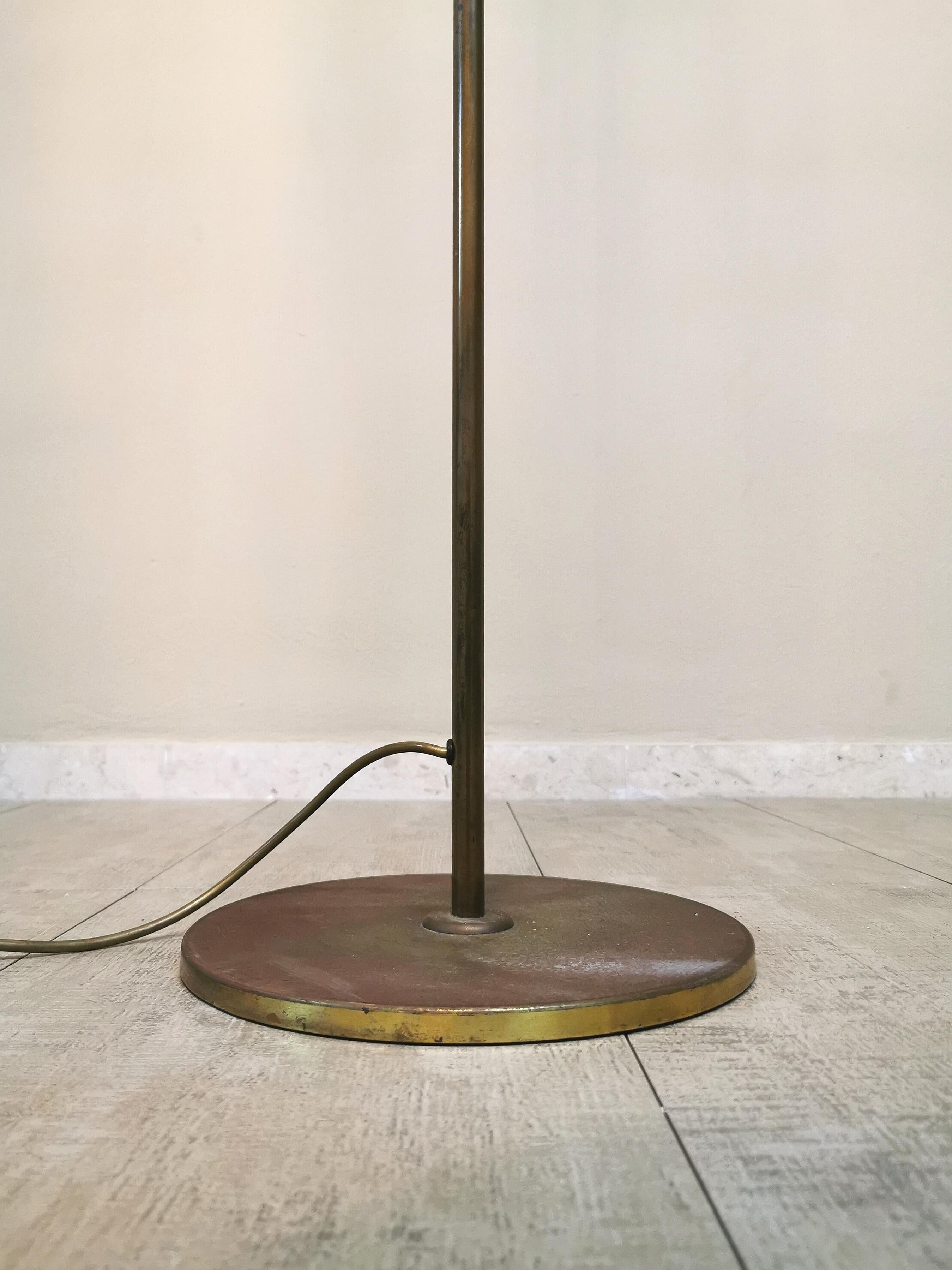 Modern Floor Lamp in Brass Adjustable by Relco Milano, Italian Design, 1980s 7