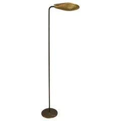 Modern Floor Lamp in Brass Adjustable by Relco Milano, Italian Design, 1980s