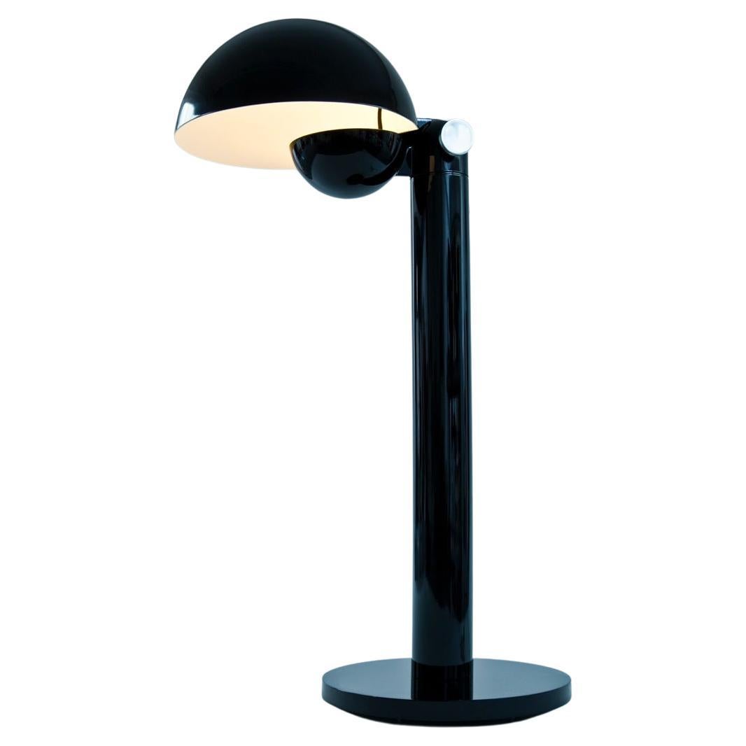 Modern Floor Lamp Iron Shiny Blackened, Led For Sale