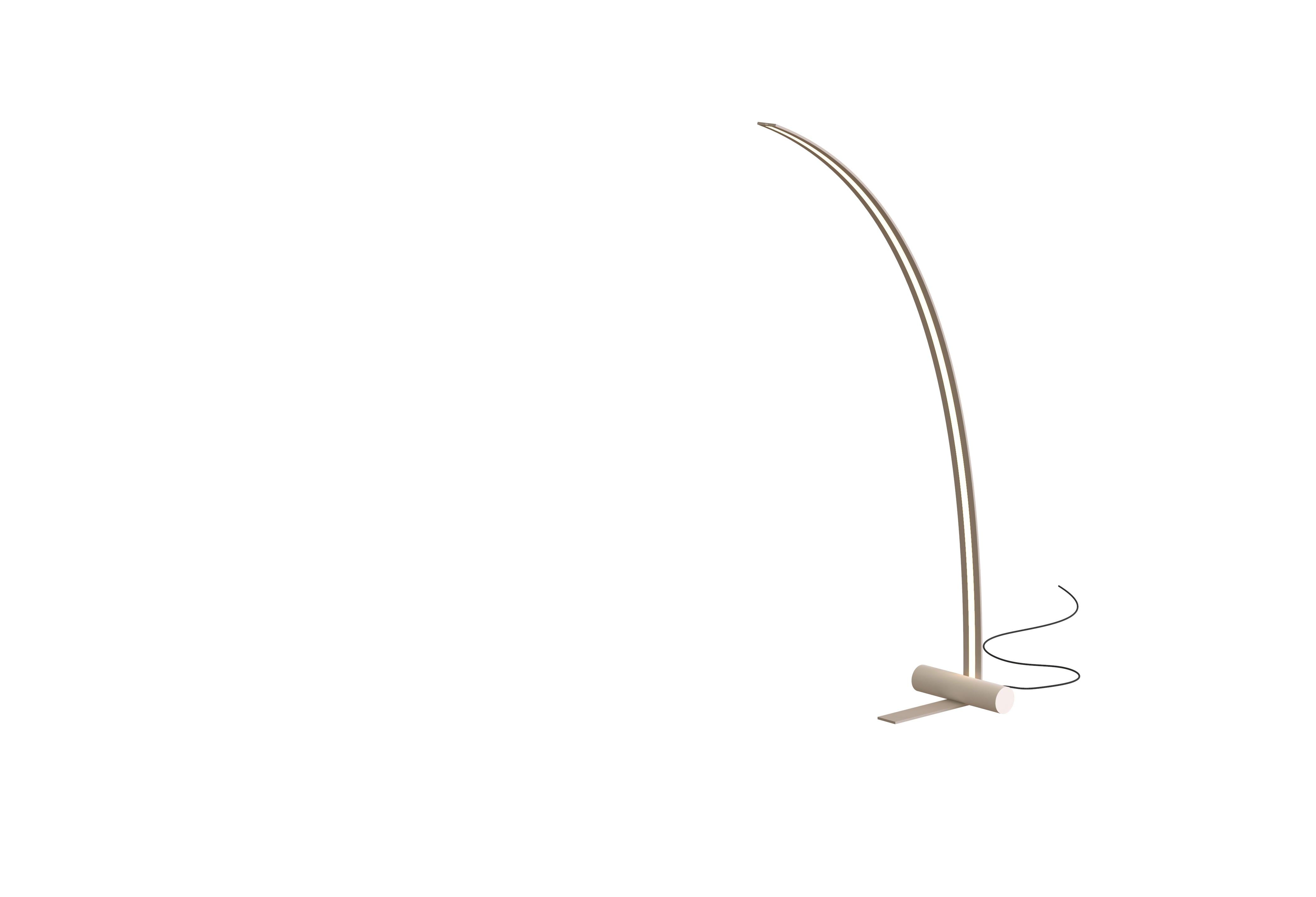 Contemporary Modern Floor Lamp 'Nastro 563.63' by Studiopepe x Tooy, Beige & Ash For Sale