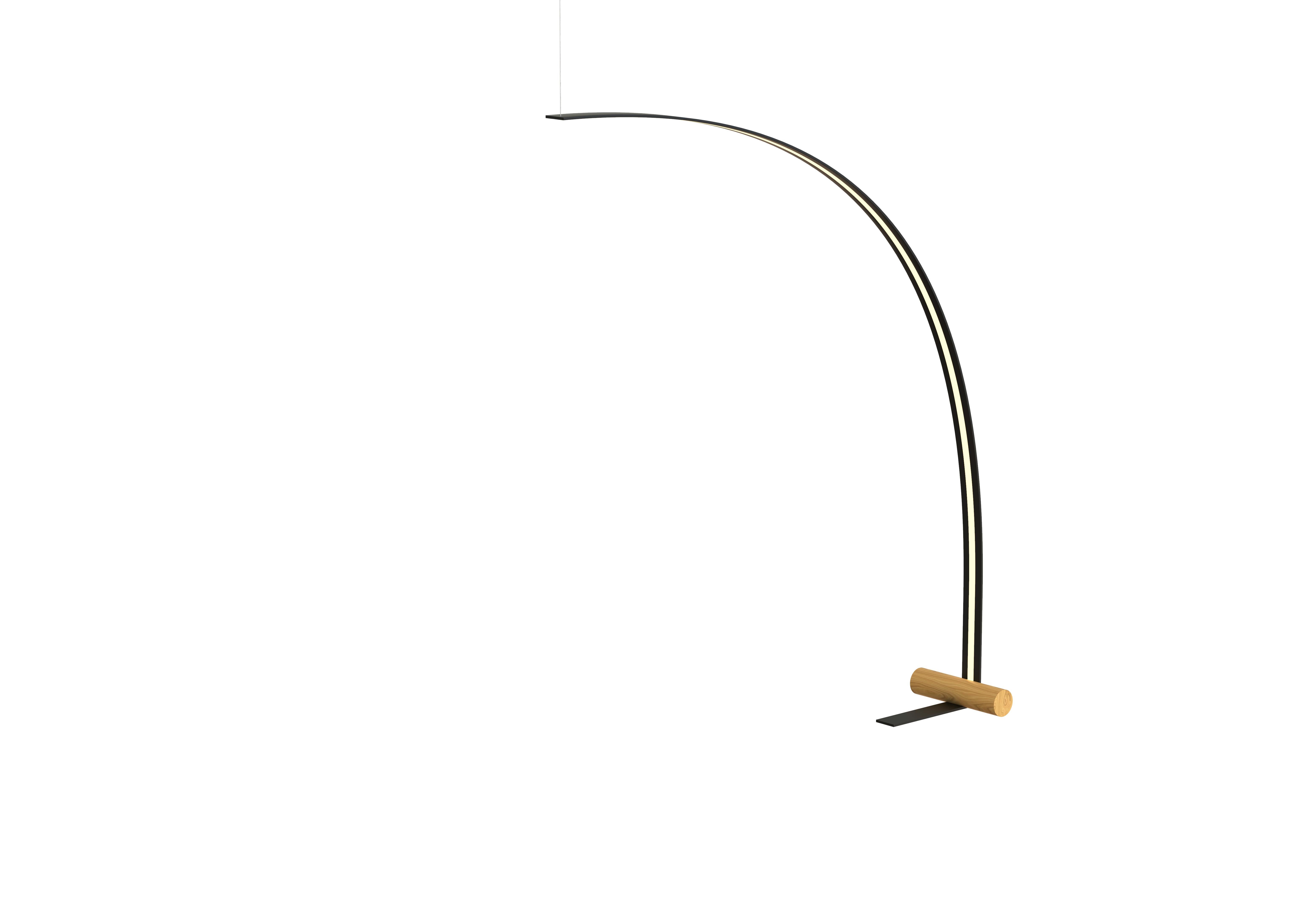 Modern Floor Lamp 'Nastro 563.64' by Studiopepe x Tooy, Beige & Brushed Brass For Sale 3