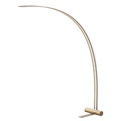 Modern Floor Lamp 'Nastro 563.64' by Studiopepe x Tooy, Beige & Brushed Brass