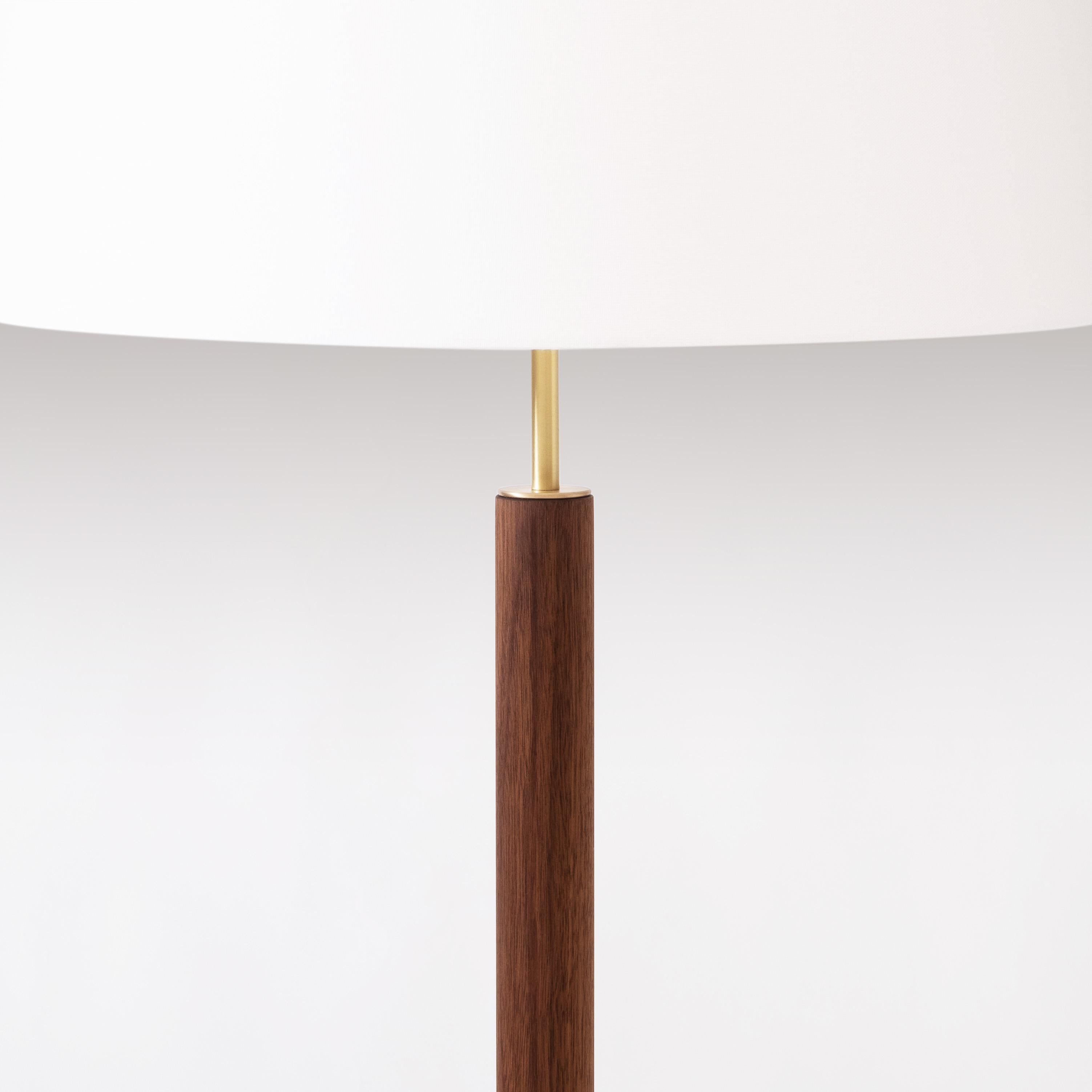 white wooden floor lamp