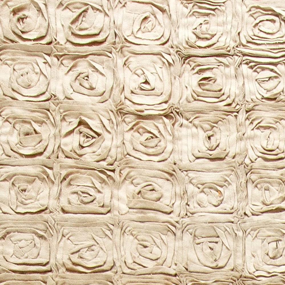 Contemporary Modern Floral Handcrafted Carpet by Doris Leslie Blau For Sale