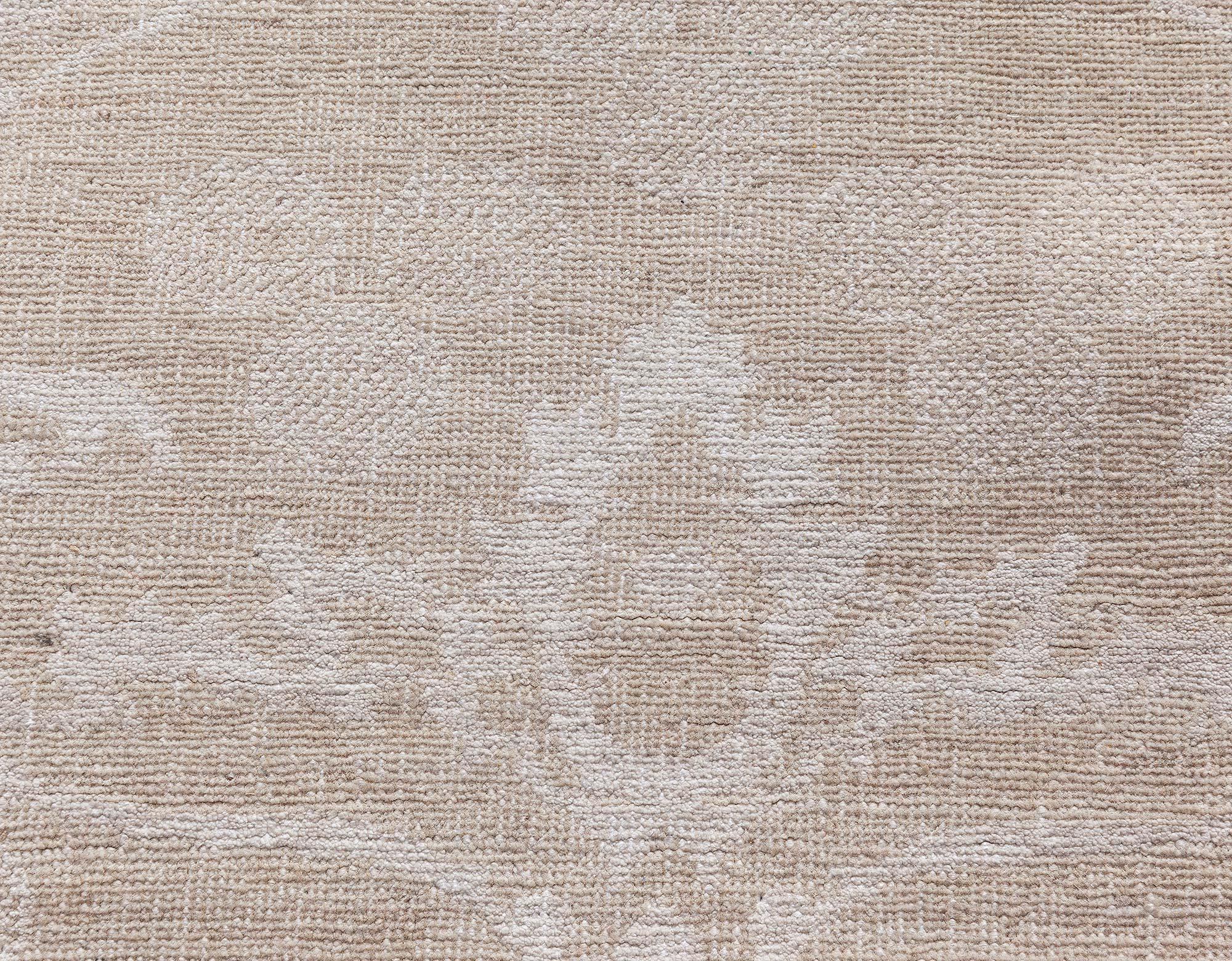 Modern Floral RA7 grauer Wollteppich, handgefertigt von Doris Leslie Blau.
Größe: 10,0