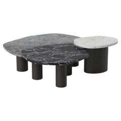 Modern Flow Nesting Coffee Table Calacatta Marble Handmade Portugal Greenapple