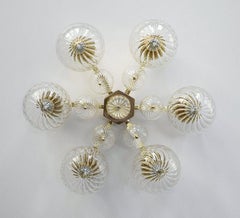 Moderne italienische Murano-Glas-Einbauleuchte von Fabio Ltd