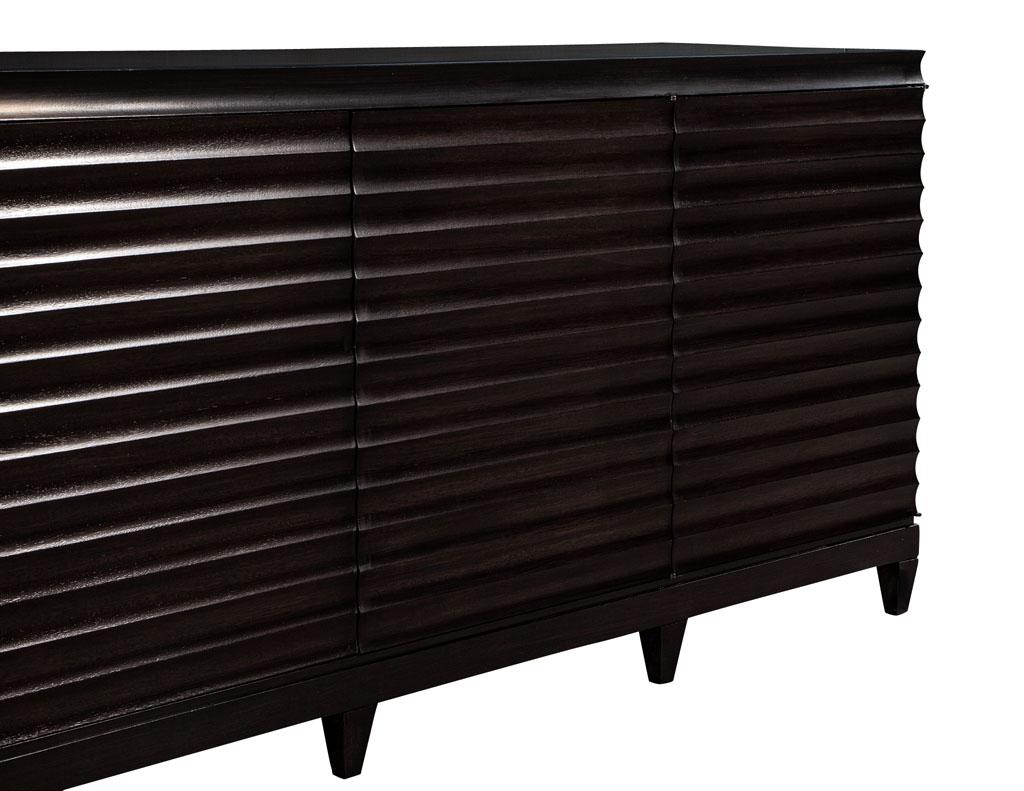 Modern Fluted Buffet Sideboard Cabinet by Barbara Barry for Baker Furniture 6