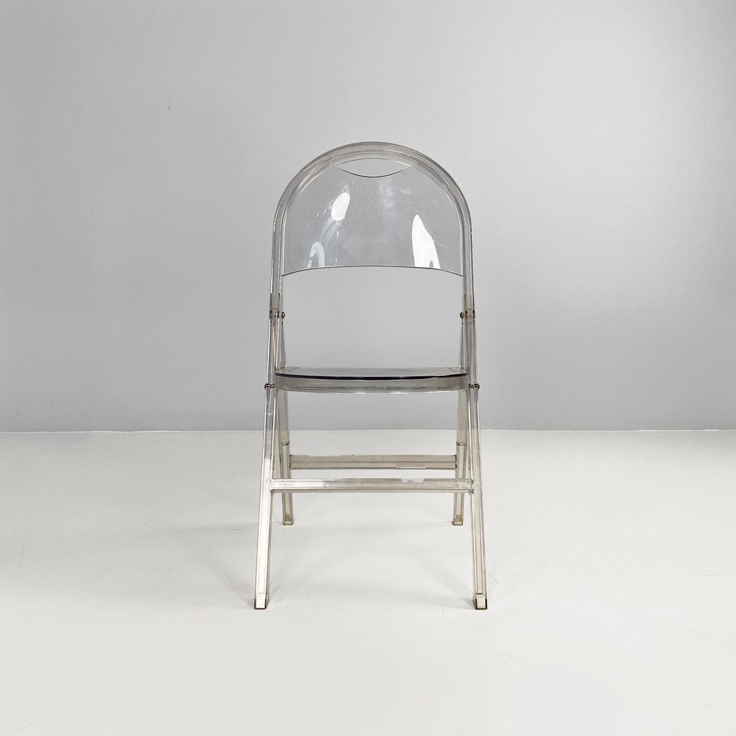 Italian Modern Folding chair Tric Achille & Pier Giacomo Castiglioni Bonacina Italy 2000 For Sale