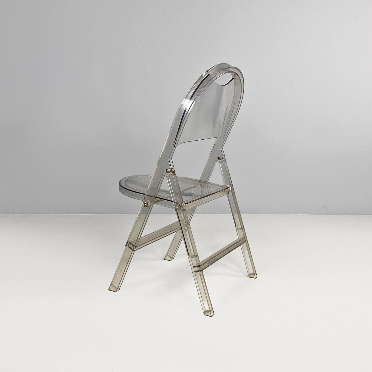 Contemporary Modern Folding chair Tric Achille & Pier Giacomo Castiglioni Bonacina Italy 2000 For Sale