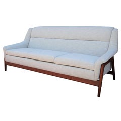 Modern Folke Ohlsson for DUX Canapé danois restauré en teck