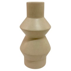 Modern Form Matte Glaze Natural Vase
