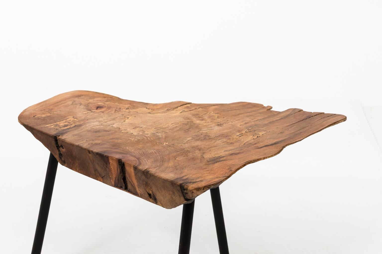 Modern Freeform Walnut Table, circa 2000 In Good Condition For Sale In Stamford, CT