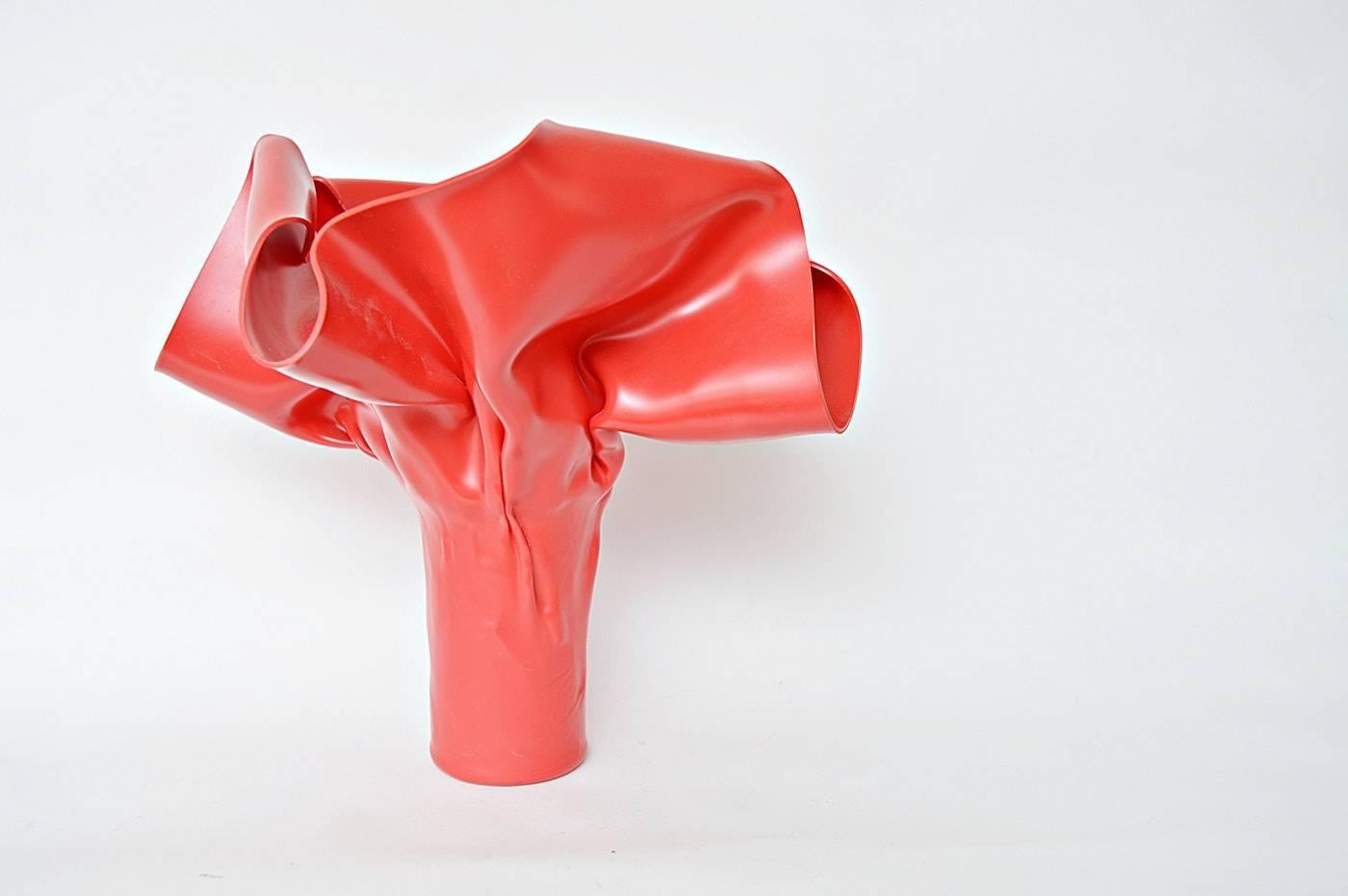 Hand-Crafted Modern Free Formed Sculpture Vase