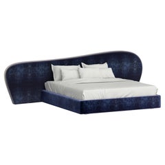 Moderno Manos Libres DEDAR Cama de Terciopelo de Seda US King Hecho a Mano Portugal Greenapple