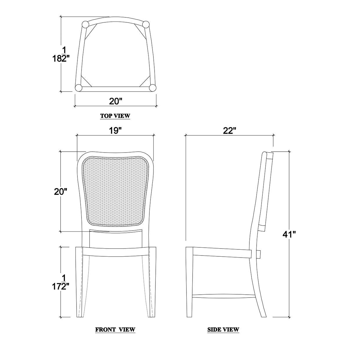 Sedie da pranzo moderne francesi (set di 2) in vendita 2